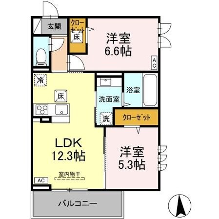 （仮）D-room師岡町3丁目の物件間取画像